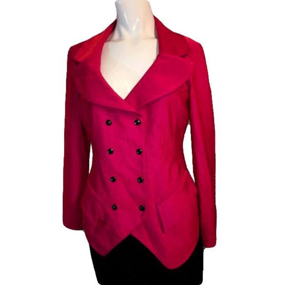 John Murrough Red Blazer Size Small